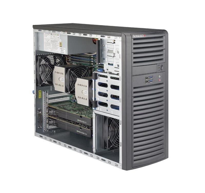 SuperMicro PC Desktop Workstation, Dual Intel Xeon 10-Core e5-2630V4, 64gb ram