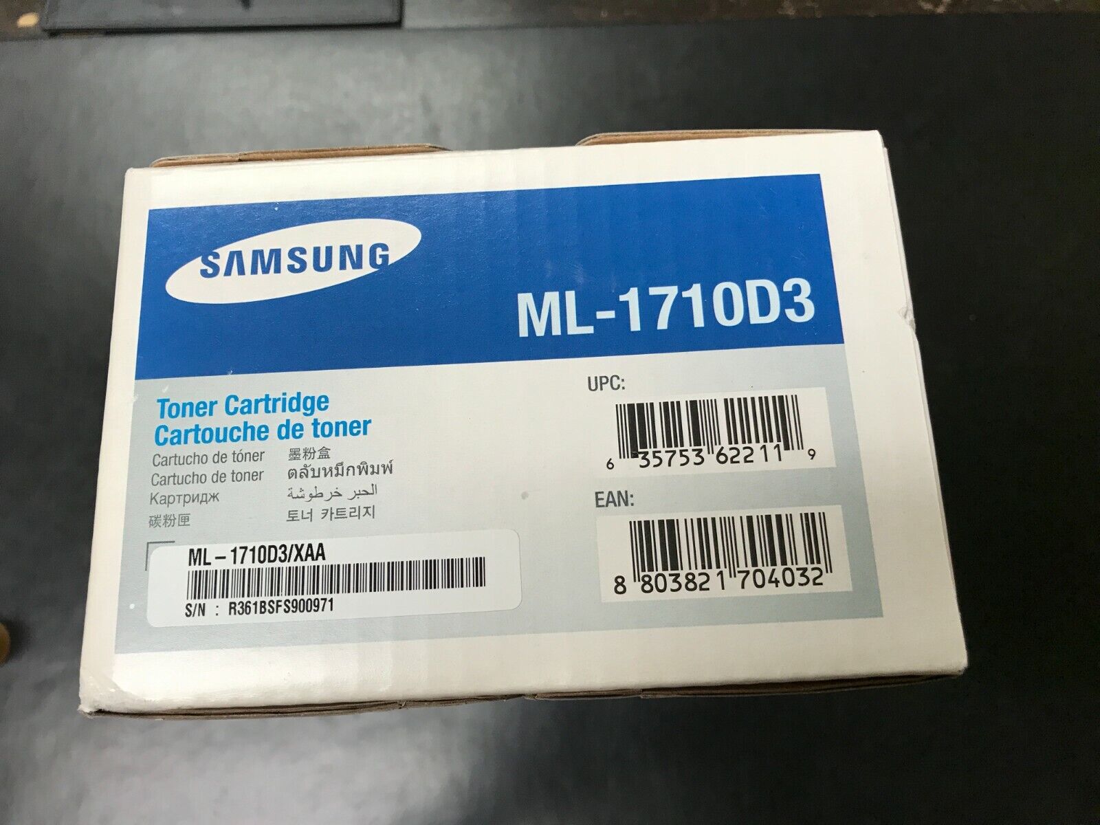 *NEW* Samsung ML-1710D3 Black Toner Cartridge Genuine OEM