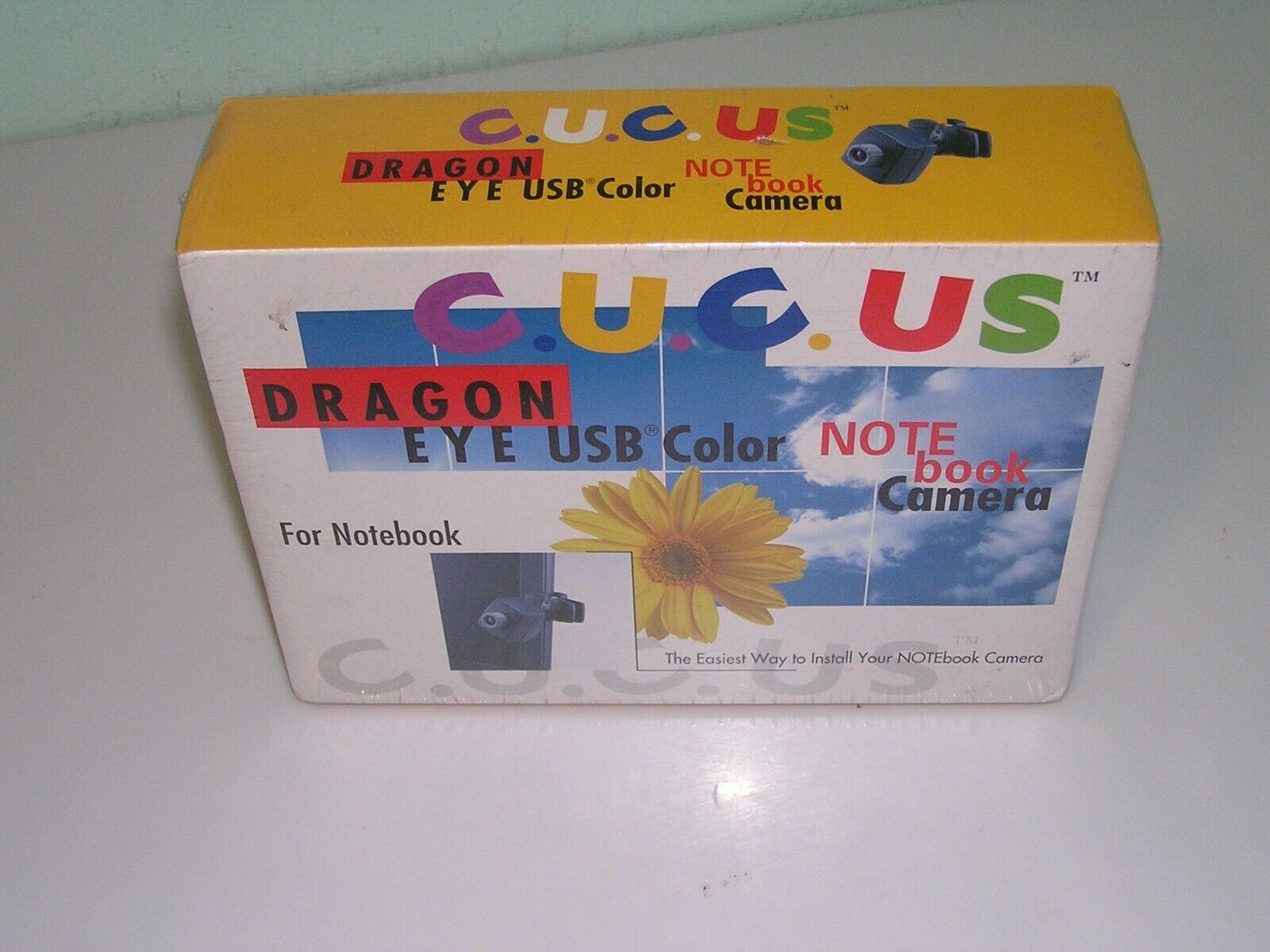 Rare NOS C.U.C.US UF30-3210VUD Dragon eye usb color notebook camera cyberlink