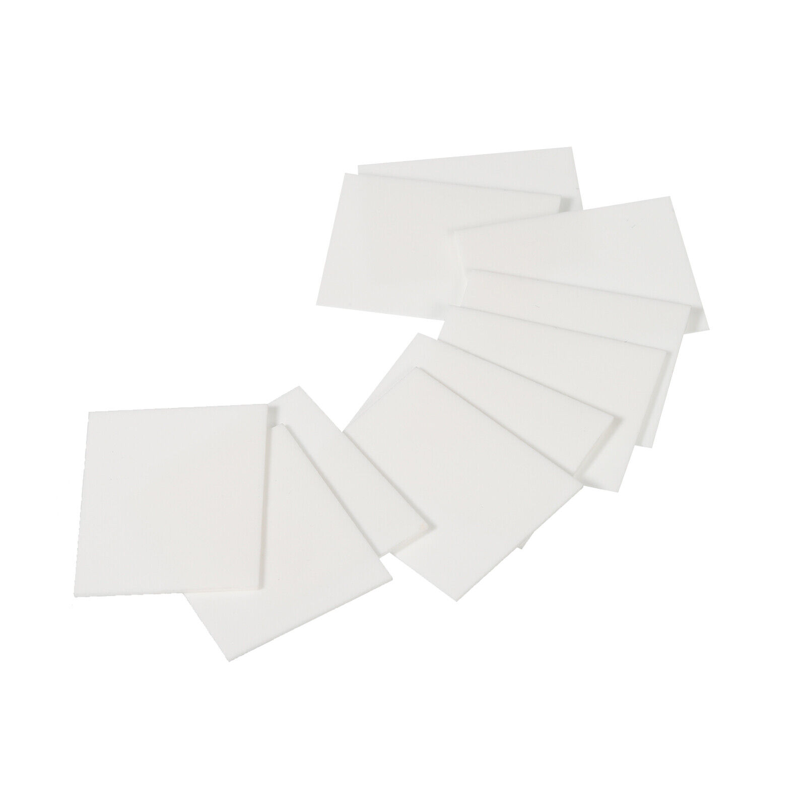 Alumina Ceramic Sheet Cooling Pad Insulating 10pcs 28x22x0.65mm