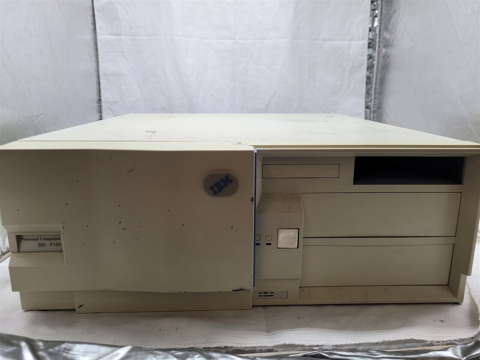 Vintage IBM 350-P100 Personal Computer Pentium 100MHZ 64MB RAM POWER TESTED