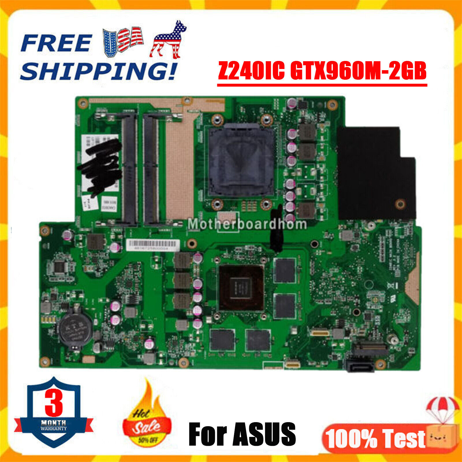 FOR ASUS ZEN AIO PRO Z240IC Z240ICGK MAINBOARD Z240IC MOTHERBOARD GTX960M-2GB