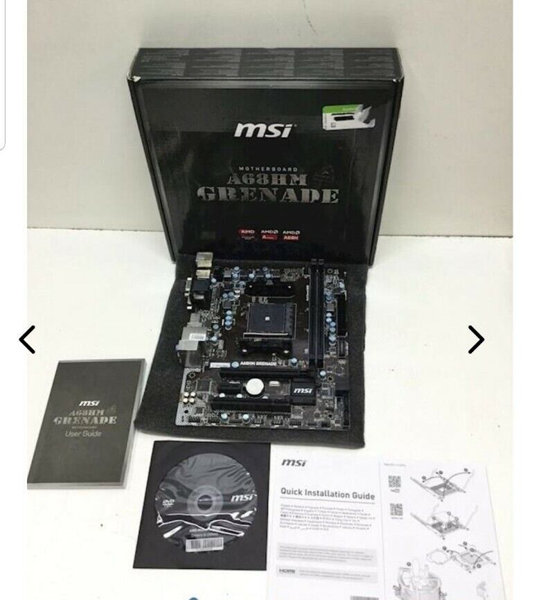 For MSI A68HM GRENADE Motherboard FM2+ DDR3 Mainboard