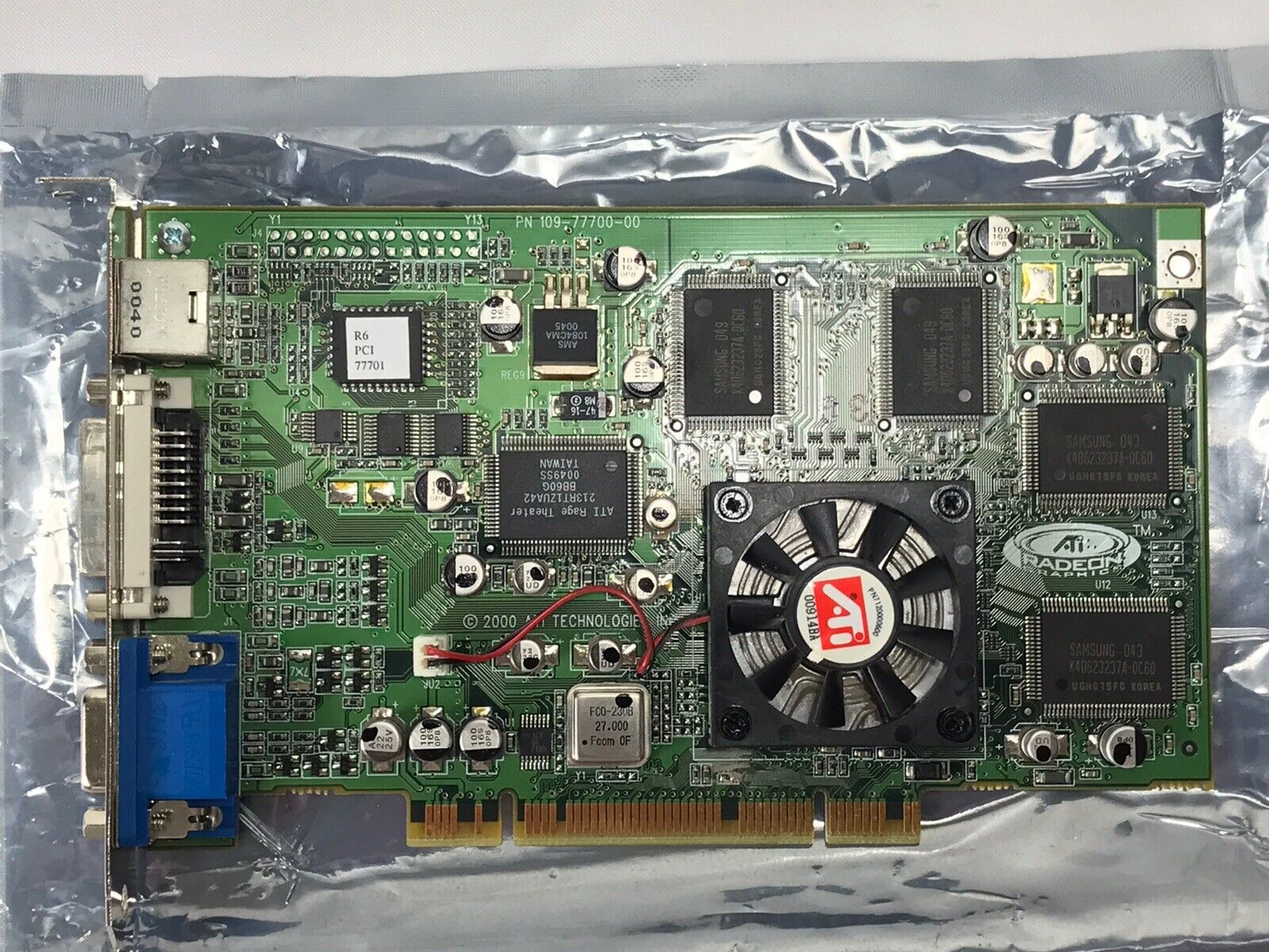 ATI Radeon Rage 6 32MB Macintosh PCI Graphics Card 109-77700-00 Vintage Mac