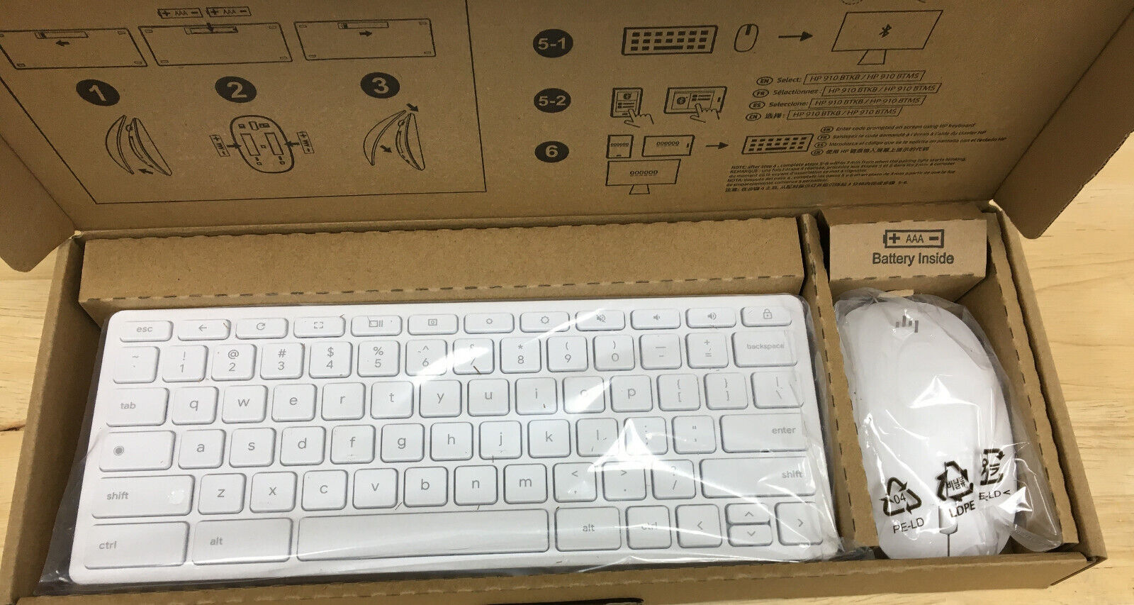 HP M42570-001 HP Chromebase Wireless Combo Keyboard & Mouse 22-Aa0022