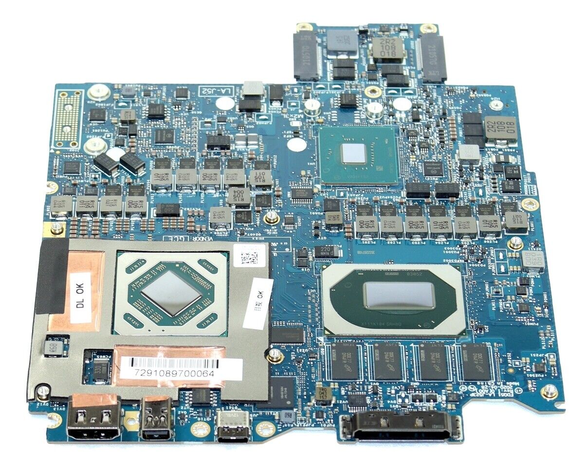 NEW Dell WGTNJ Alienware m15 R3 Motherboard i7-10750H 2.6GHz Radeon RX 5500 4GB