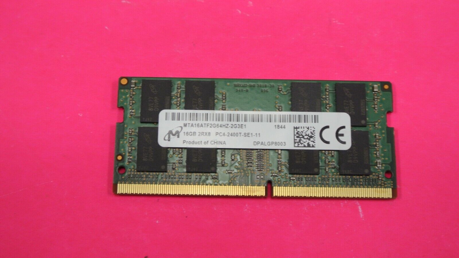 32 GB (2x16) Micron 2Rx8 DDR4-2400T PC4-19200S SO-Dim Laptop Memory