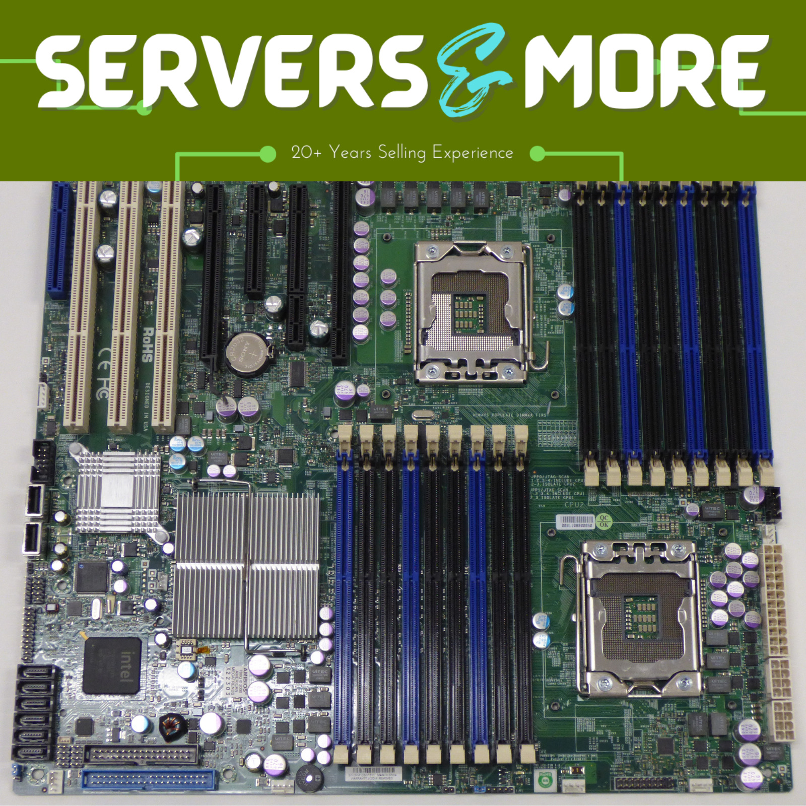 Supermicro X8DTN+ Server Board | Socket LGA 1366 | Up to 288GB DDR3 ECC