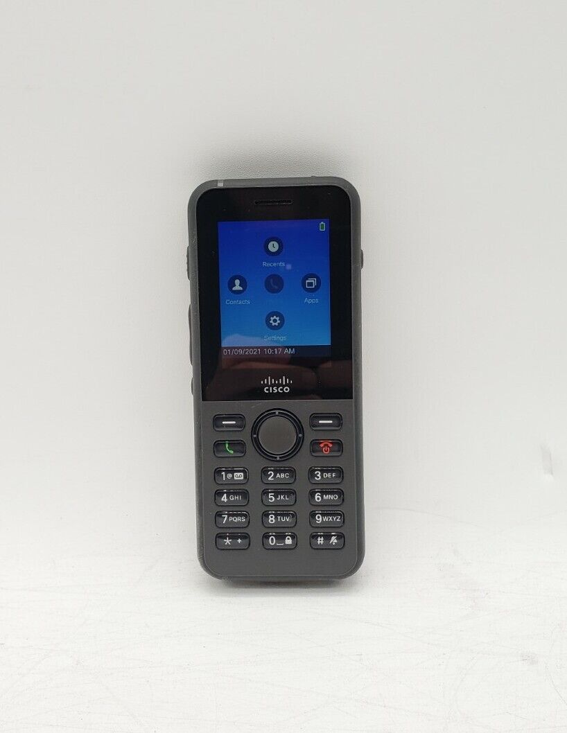 CISCO CP-8821-K9 V09 Wireless IP VoIP Phone w/Battery & Charger