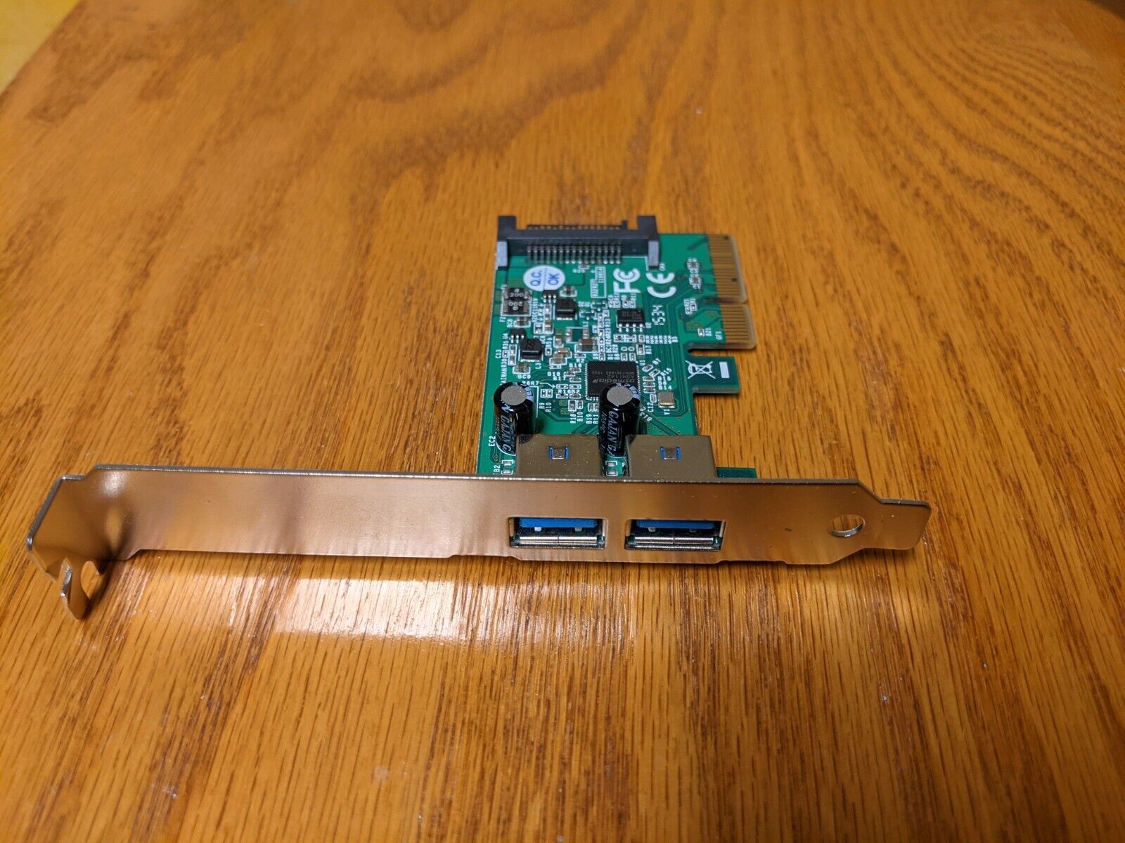 Mediasonic HP1-U312A PCIe USB 3.1 card - 2x USB 3.1 Gen2 (10 Gbps) ports
