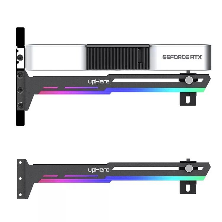 upHere ARGB Video Graphics Card Brace Support Bracket Metal Holder RGB