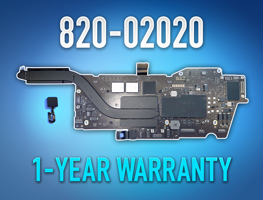 820-02020 Apple Logic Board 2020 A2338 M1 16GB 512GB 13 MacBook Pro 1Yr Warranty