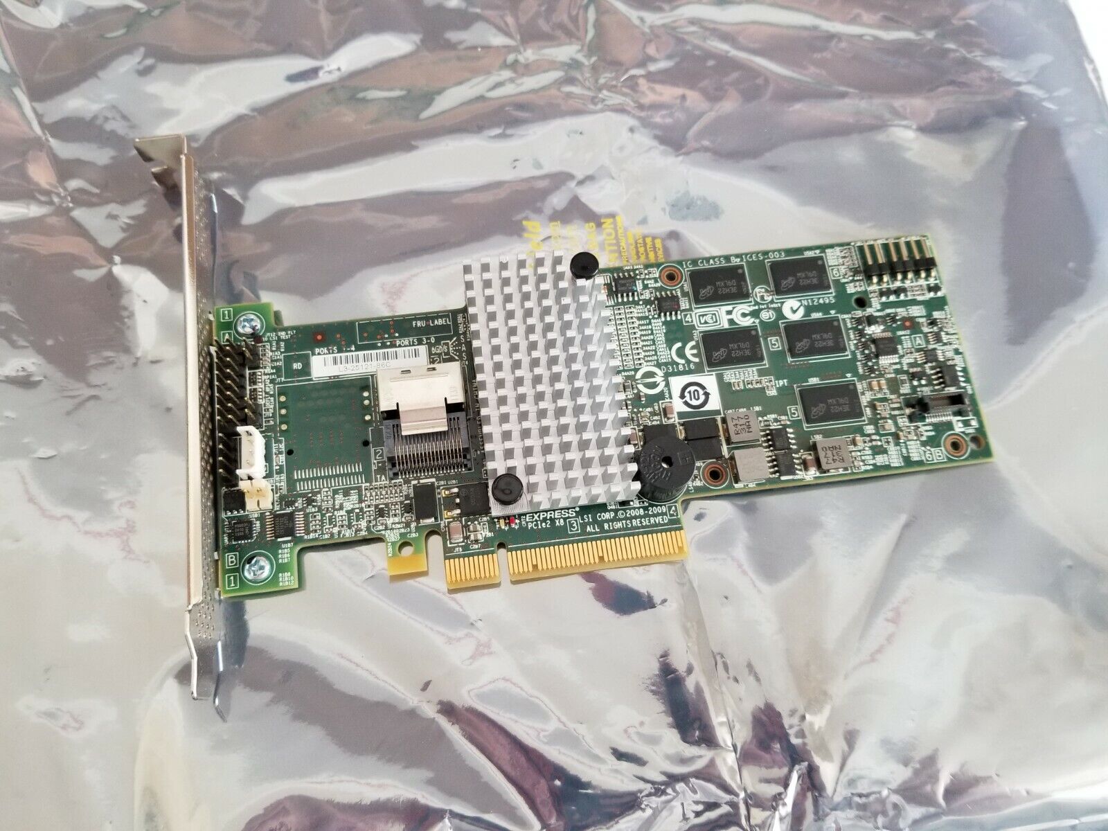 LSI SAS 9260-4I MEGARAID 6GB/S 2.0X8 PCI-E RAID CONTROLLER CARD L3-25121-86B