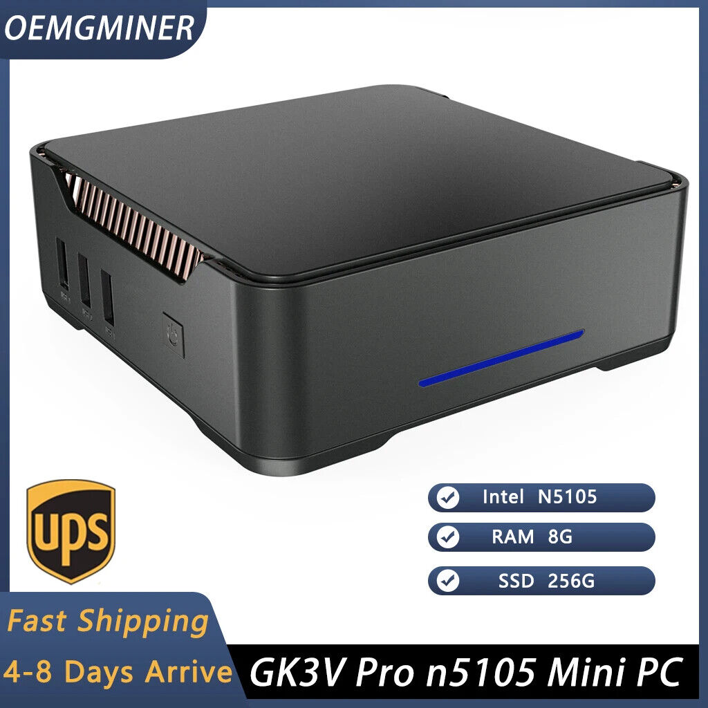 Offical GK3 Pro GK3V Mini PC Intel N5105 Windows 11 DDR4 8GB 256GB 1000M LAN