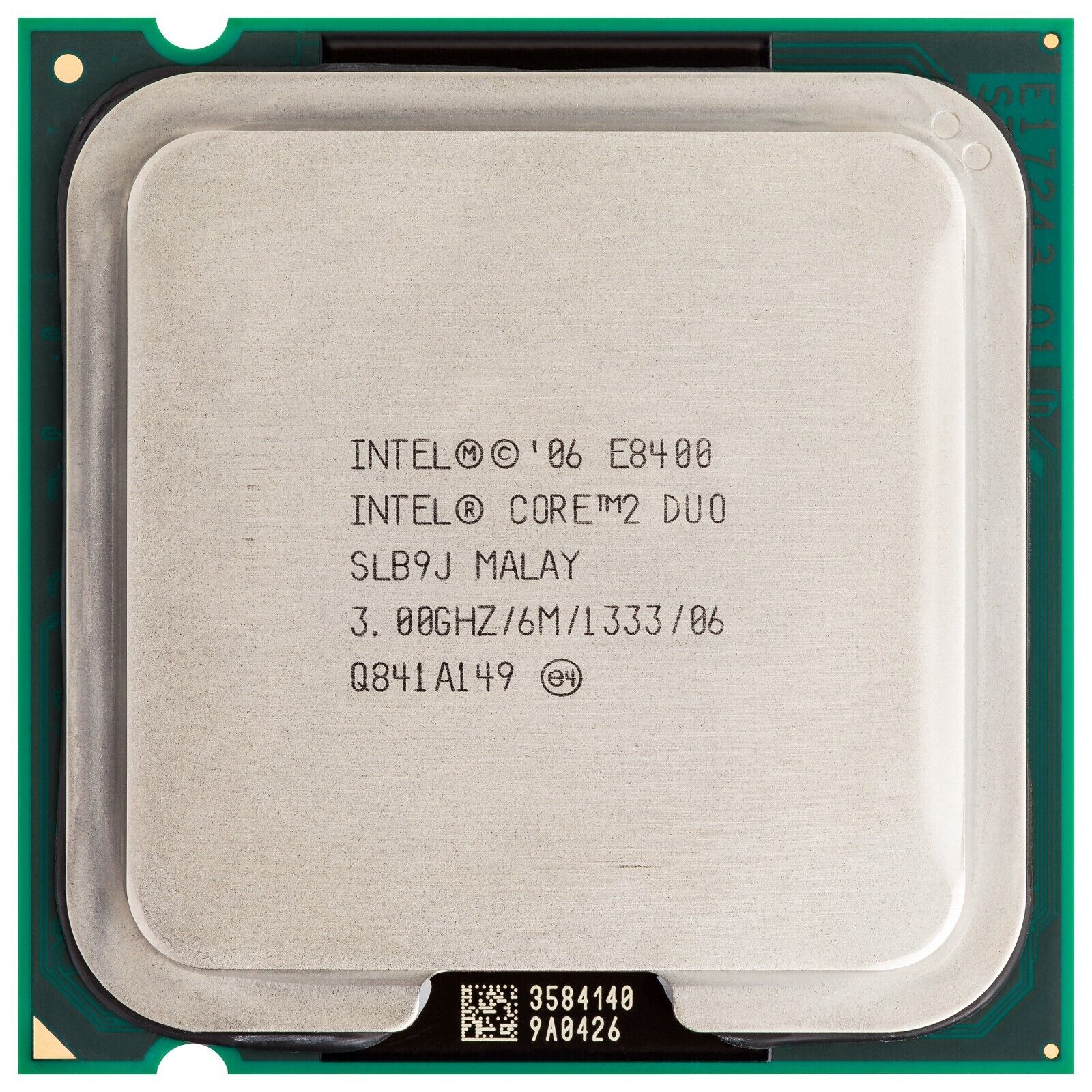 Intel Core 2 Duo E8400 Dual-Core CPU (6M Cache, 3.00GHz, 1333 MHz FSB)