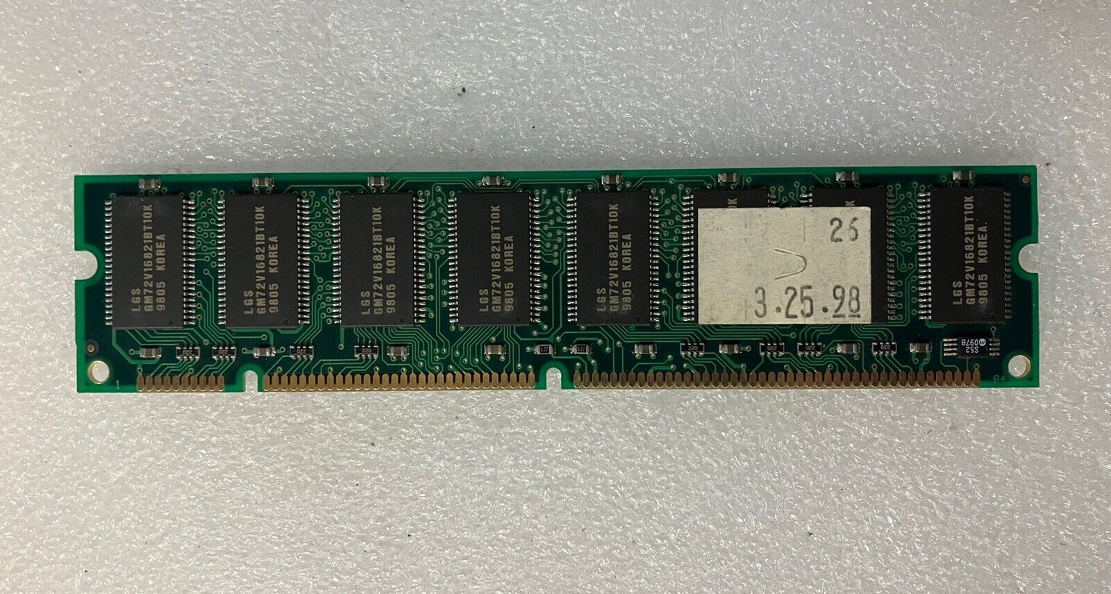 ~ Rare Vintage SDRAM Memory 32MB PC66 168-Pin LGS KOREA GM72V16821BT10K B6481A