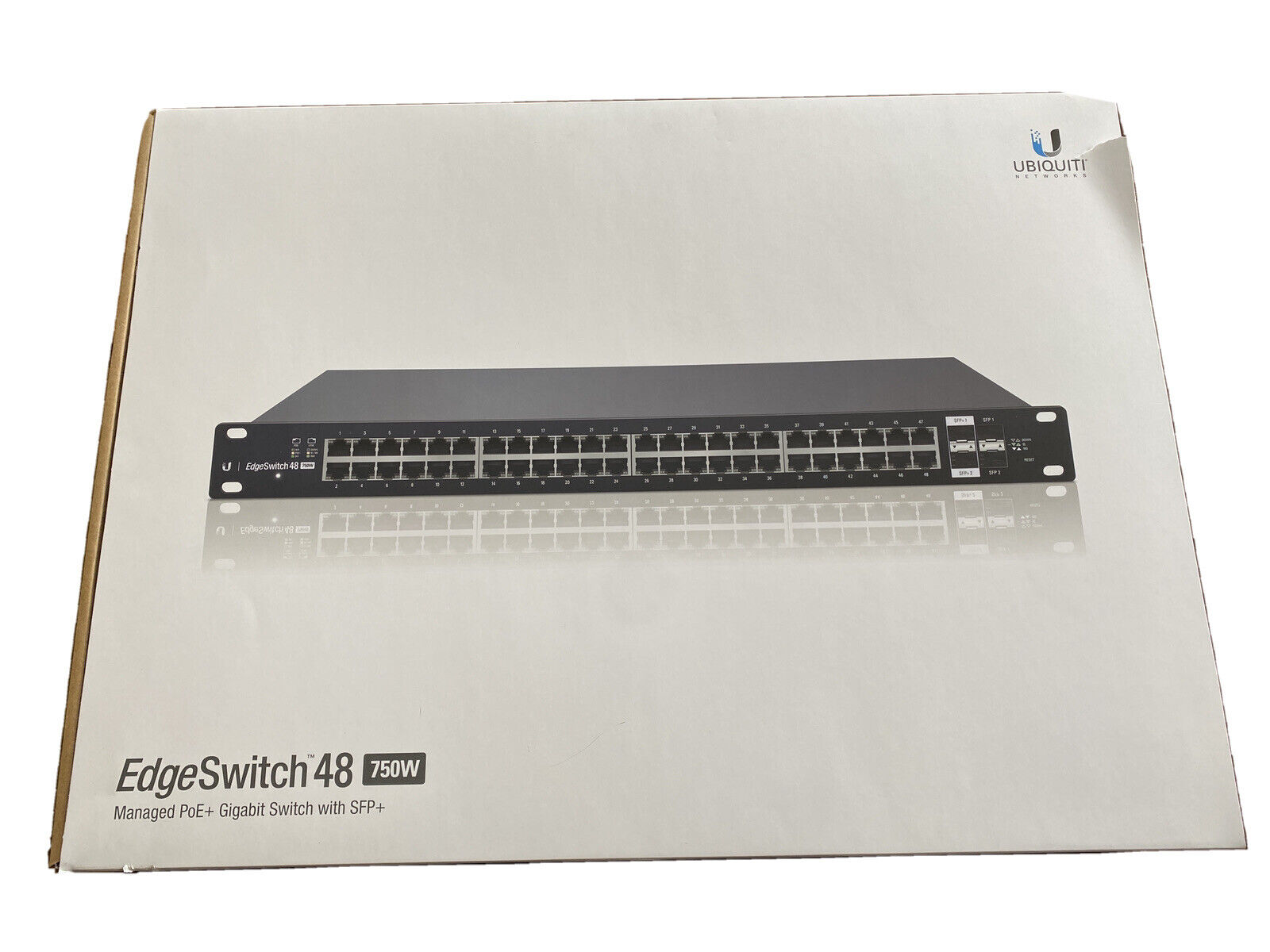 Ubiquiti Networks EdgeSwitch ES-48-750W 48 Port Gigabit POE Ethernet SFP+ Switch