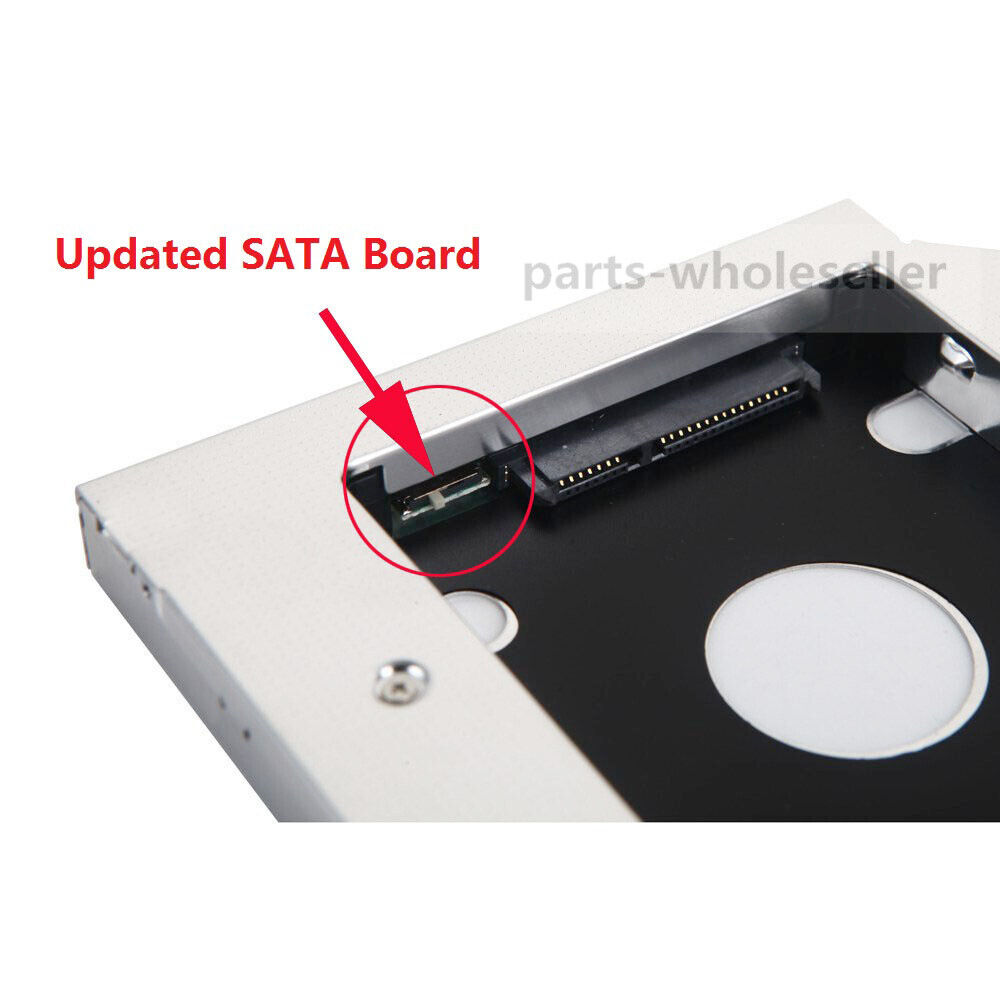 2nd HDD SSD Hard Drive SATA Optical Caddy for Asus G55VW G50V G55VW-RS71 UJ-160