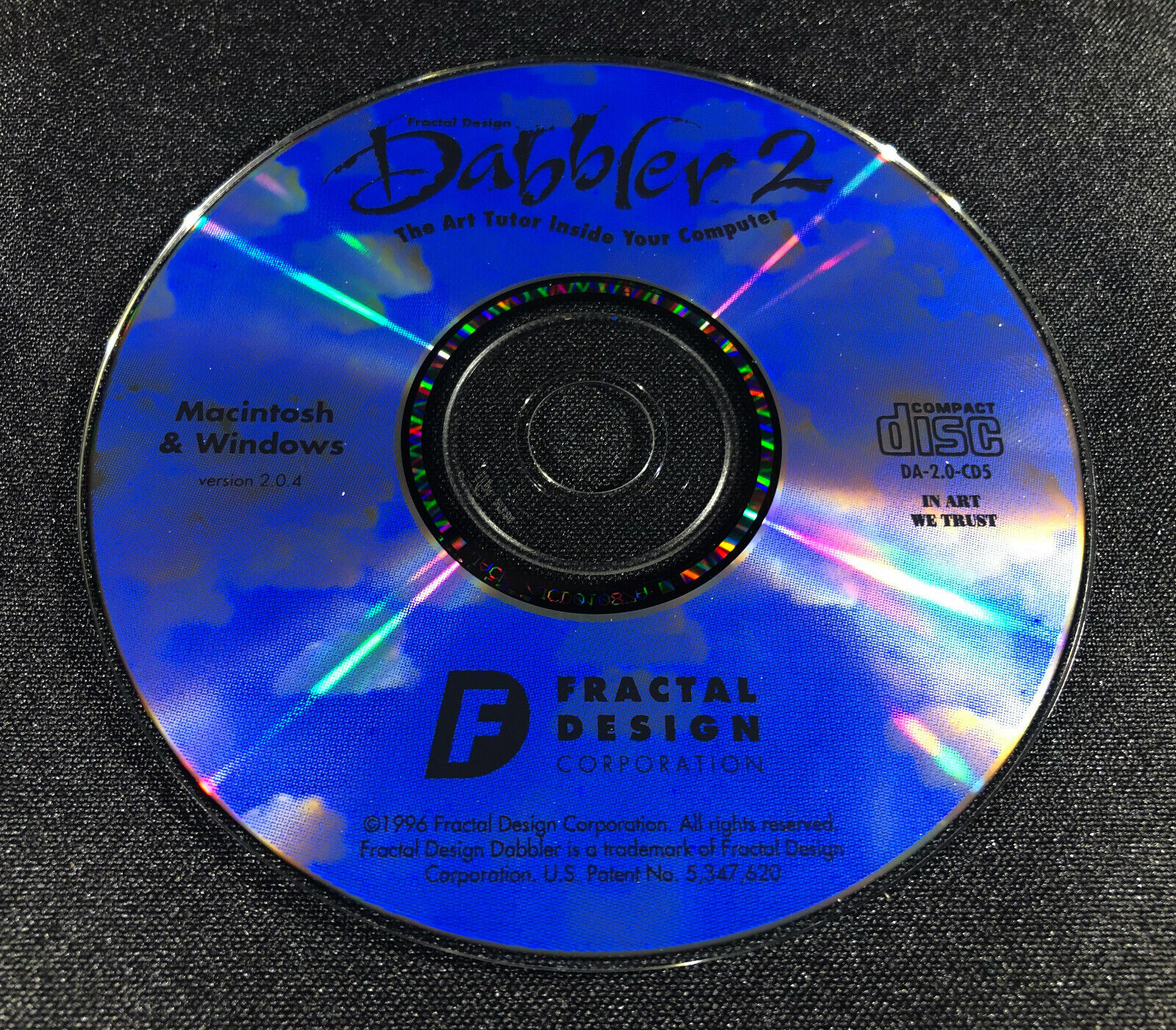 Fractal Design Dabbler 2 (Win/Mac, Vintage Software 1996)