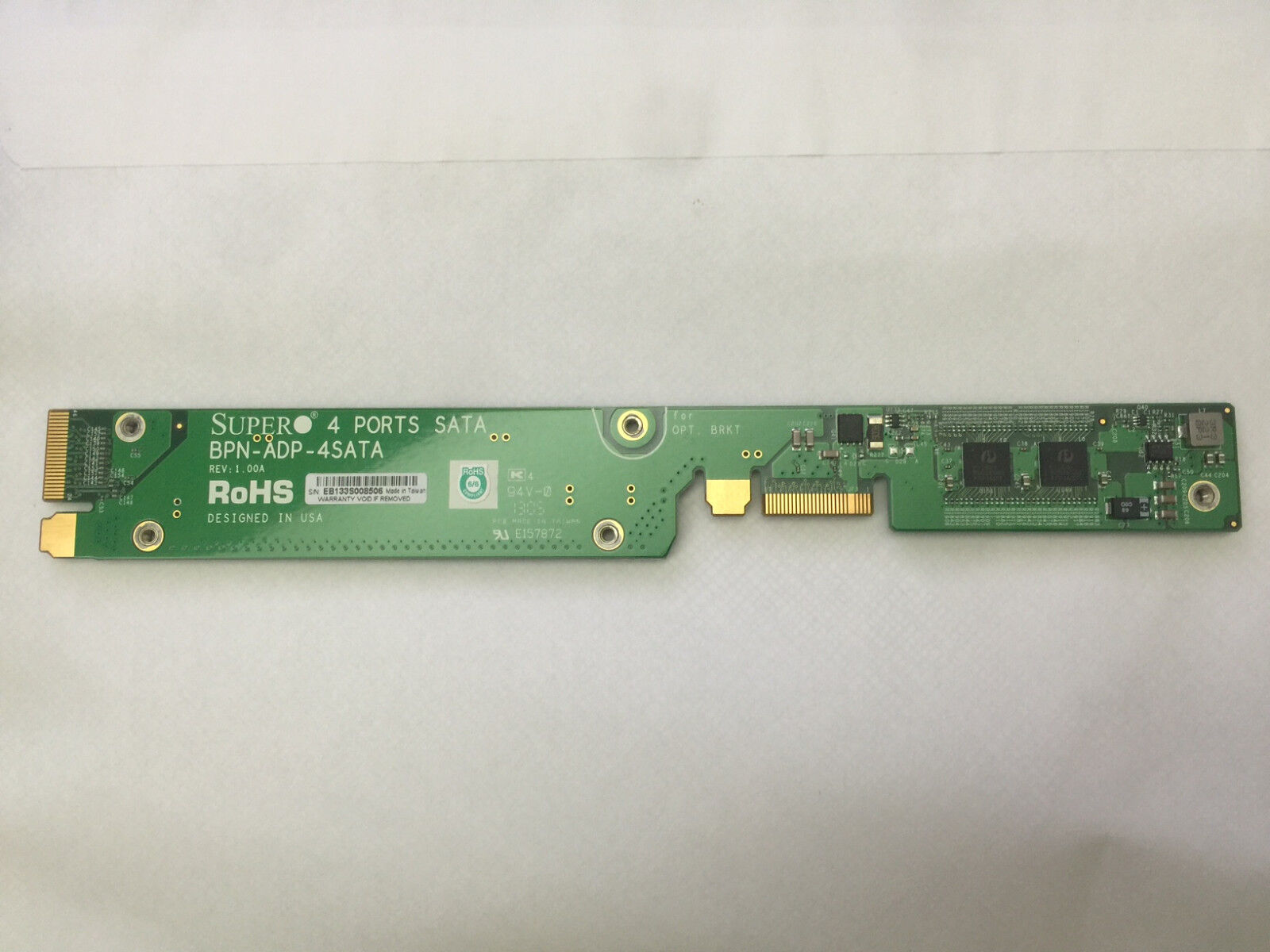 SuperMicro BPN-ADP-4SATA 4 port Adapter card for BPN-SAS-827B