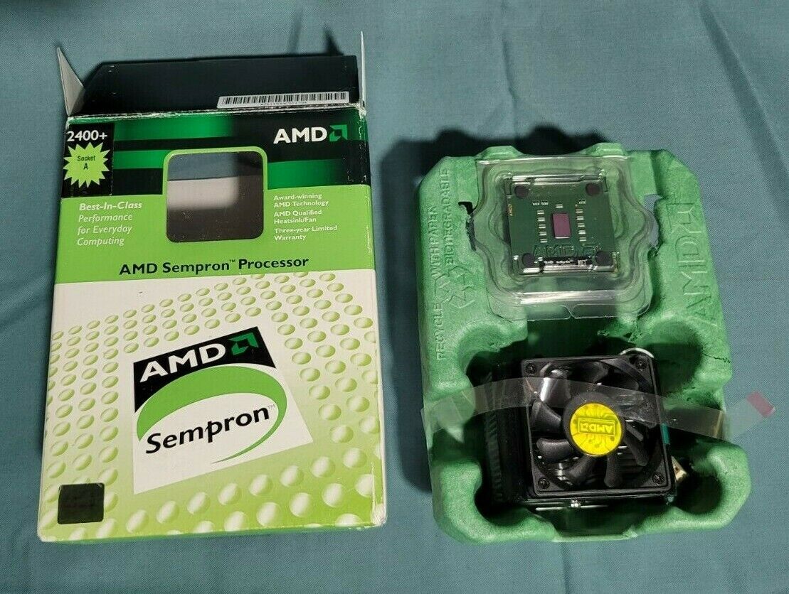 AMD Sempron 2400+ 1.67 GHz (SDA2400DUT3D) Processor New Open Box