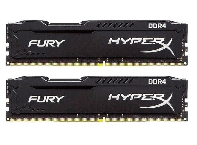 HyperX FuryRAM PC4-19200 DDR4 2400MHZ 4GB (1x4GB) HX424C15FB/4 Black