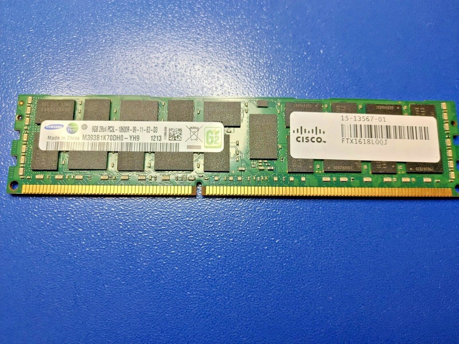(12x8GB) Samsung PC3L-10600R M393B1K70DH0-YH9 Tested Server Memory