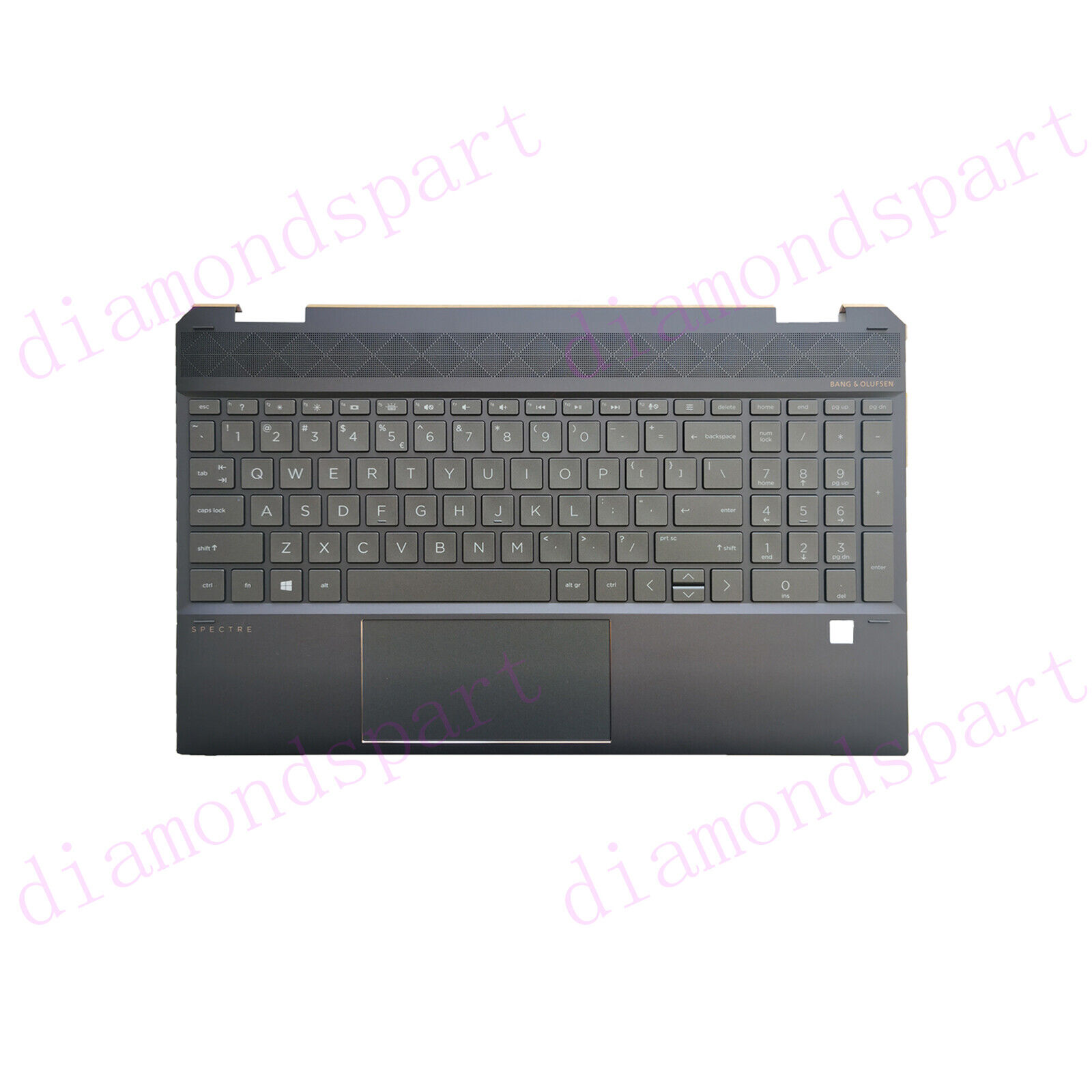 New For HP Spectre 15-EB 15T-EB 15-EB0053DX Palmrest Touchpad Backlit Keyboard