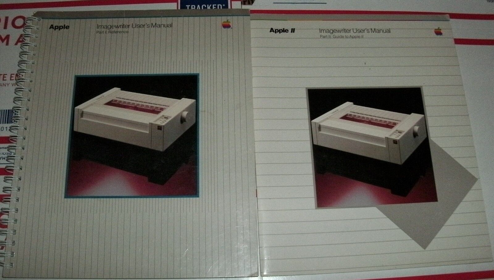 1983 Apple ImageWriter I Printer Manuals 1984 Macintosh 128k 512K II II+ IIe IIc