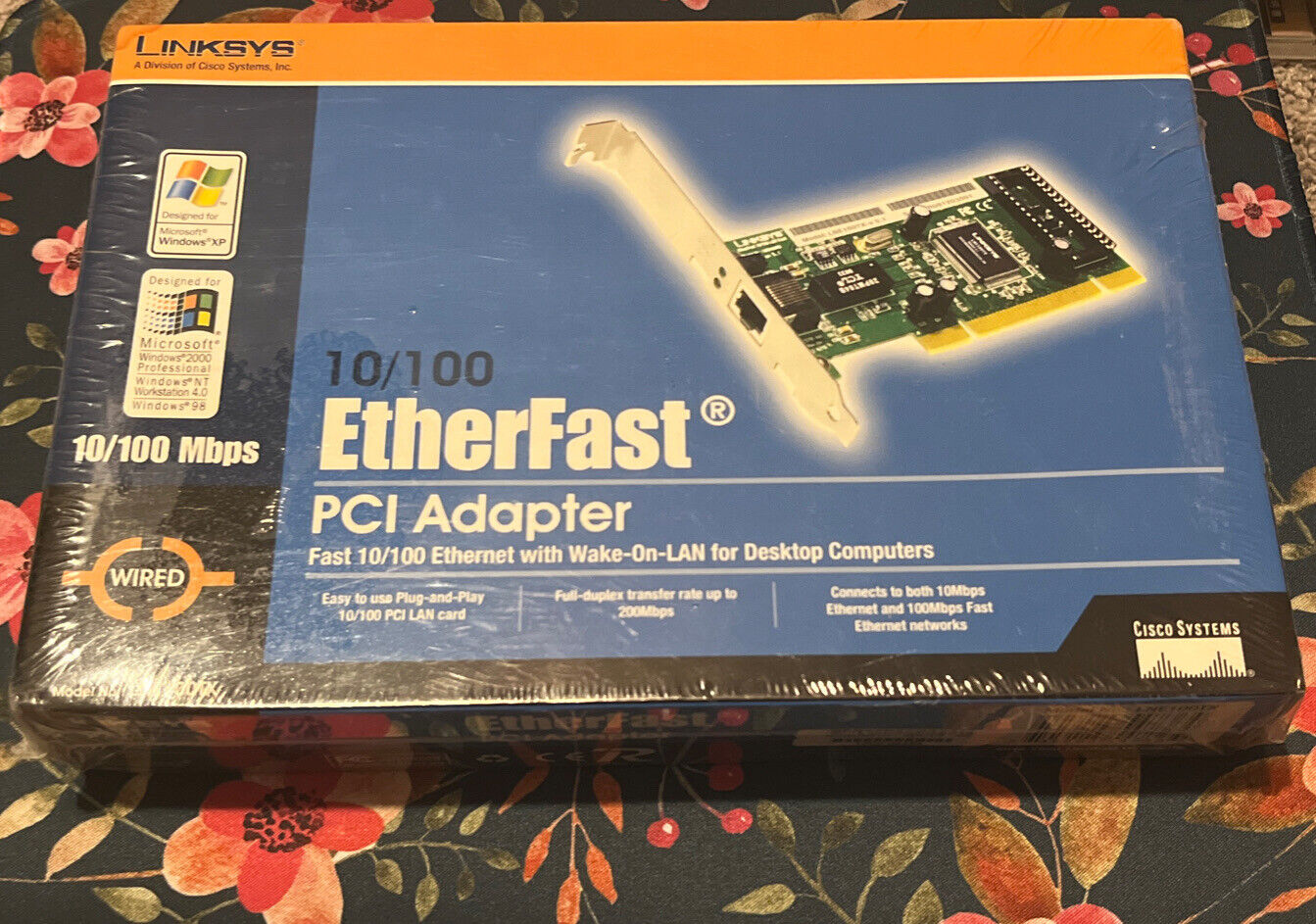 Linksys 10/100 Ether Fast PCI Adapter Ethernet Lan Card for Desktop Computers(A)