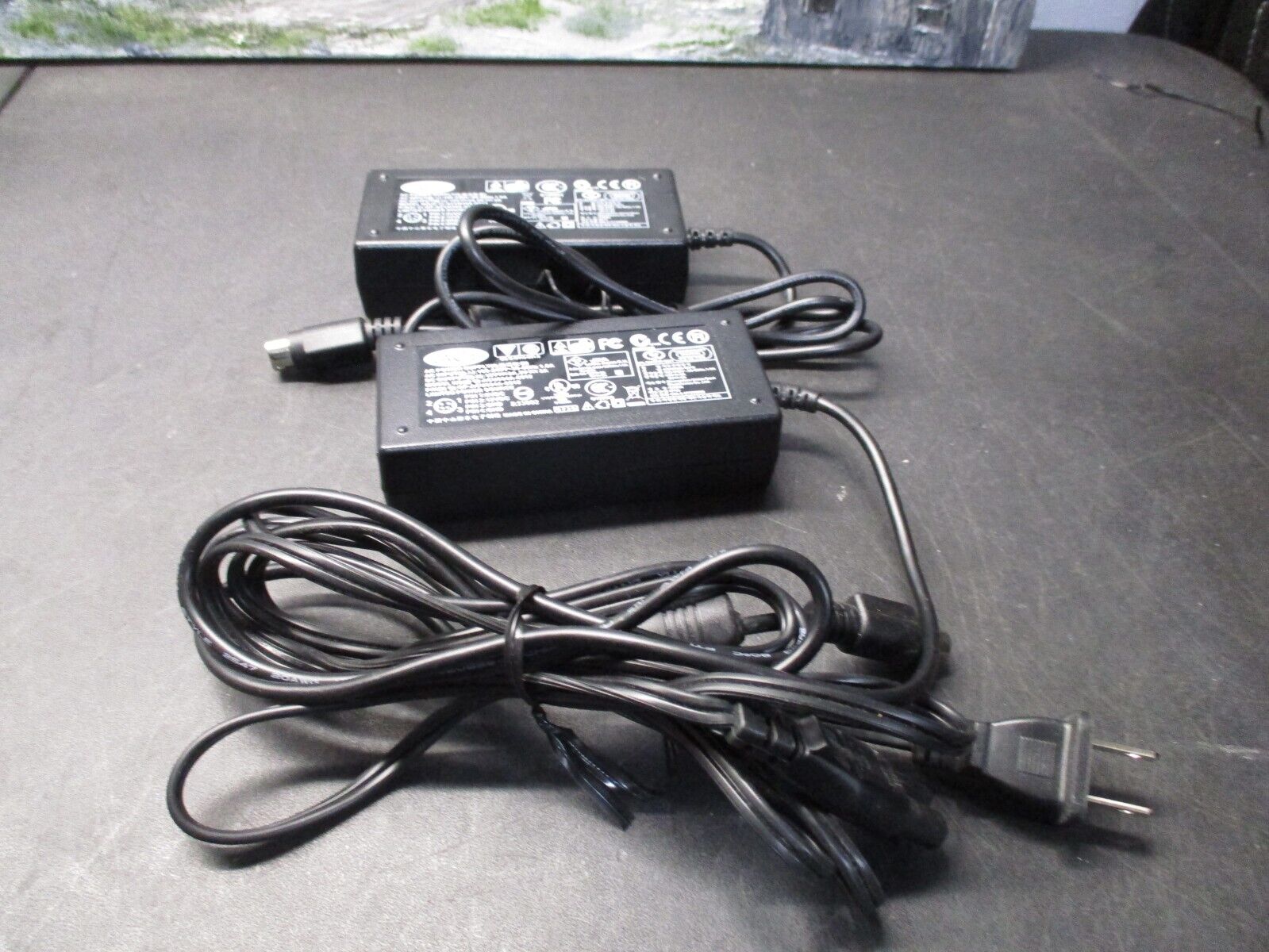 Lacie AC Power Supply Power Adapter Model # ACU034A-0512 (4 PIN) LOT OF 2