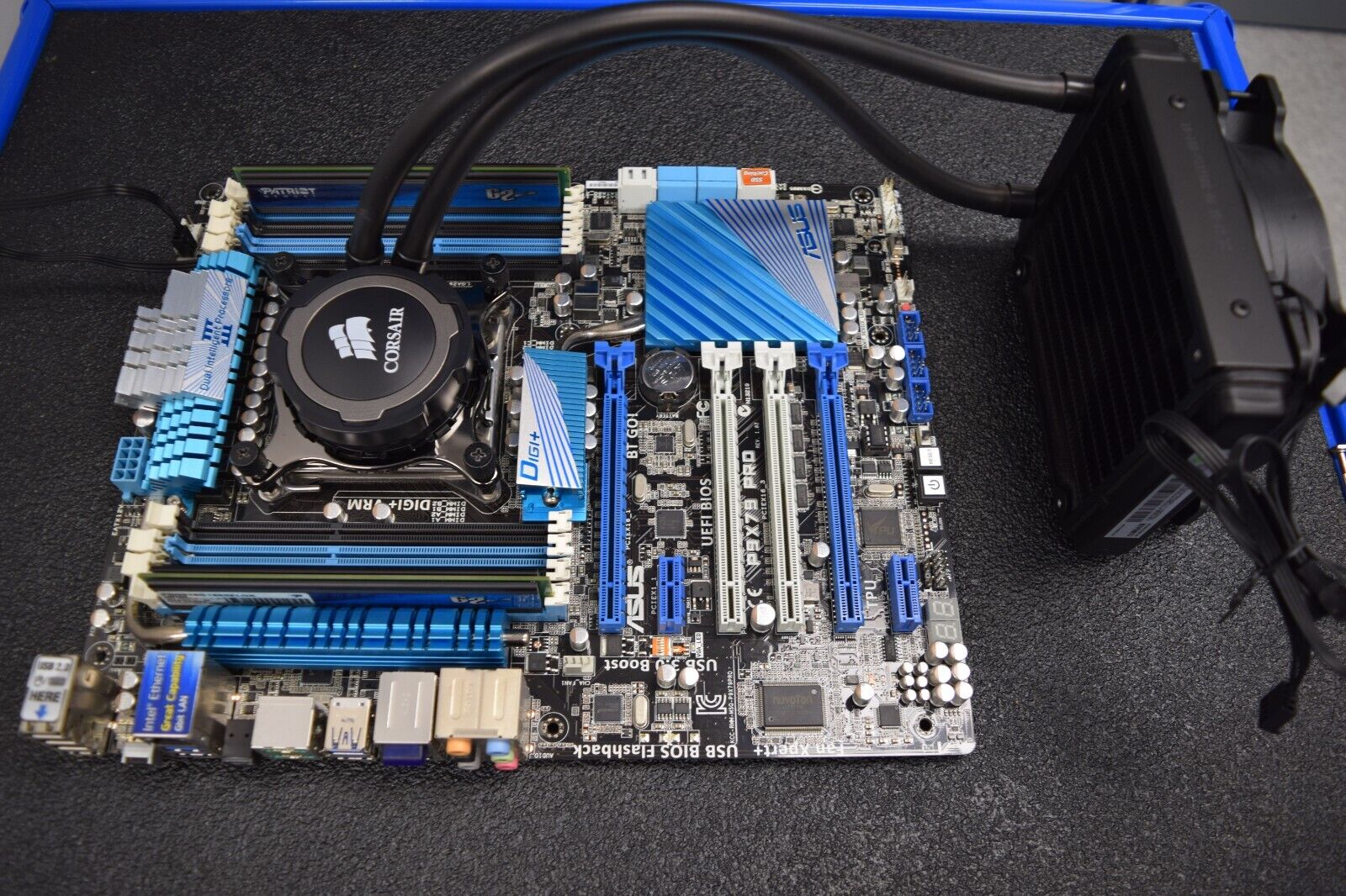 ASUS P9X79 PRO LGA2011 Intel X79 SATA 6Gb/s ATX Intel Motherboard + CPU + Cooler