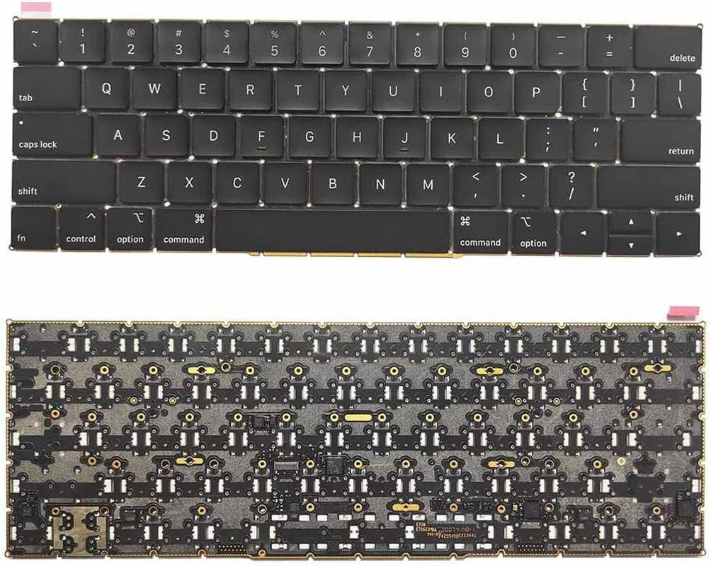 Keyboard US Layout for Macbook Pro with Retina Display (Touch Bar) 2018-2019 13 