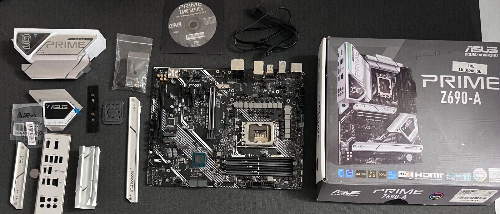 As-is Defective ASUS PRIME Z690-A DDR5, LGA 1700, Intel Motherboard