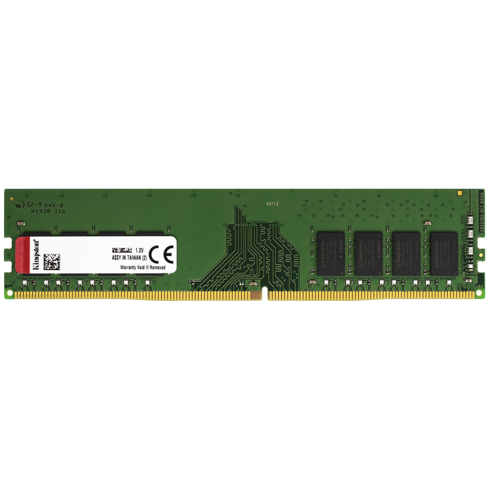 Kingston 8GB DDR4 2400 MHz PC4-19200 DIMM 288-Pin 1Rx8 Desktop Memory RAM 1x 8G