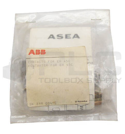 NEW SEALED ABB EH 45C CONTACTS KIT SK 819 034-C
