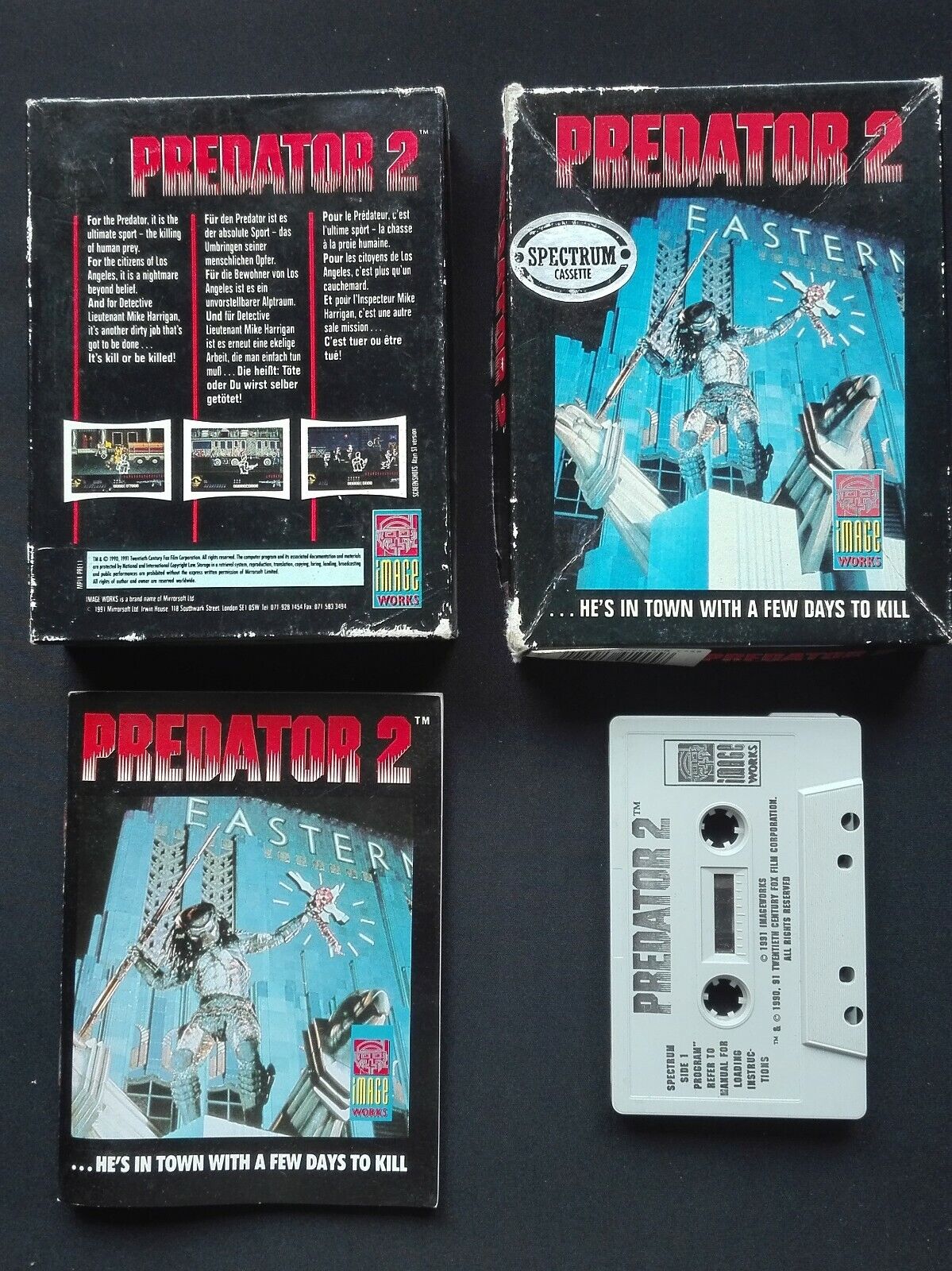 Predator 2 - ZX Spectrum - Retro games - Vintage cassette gaming