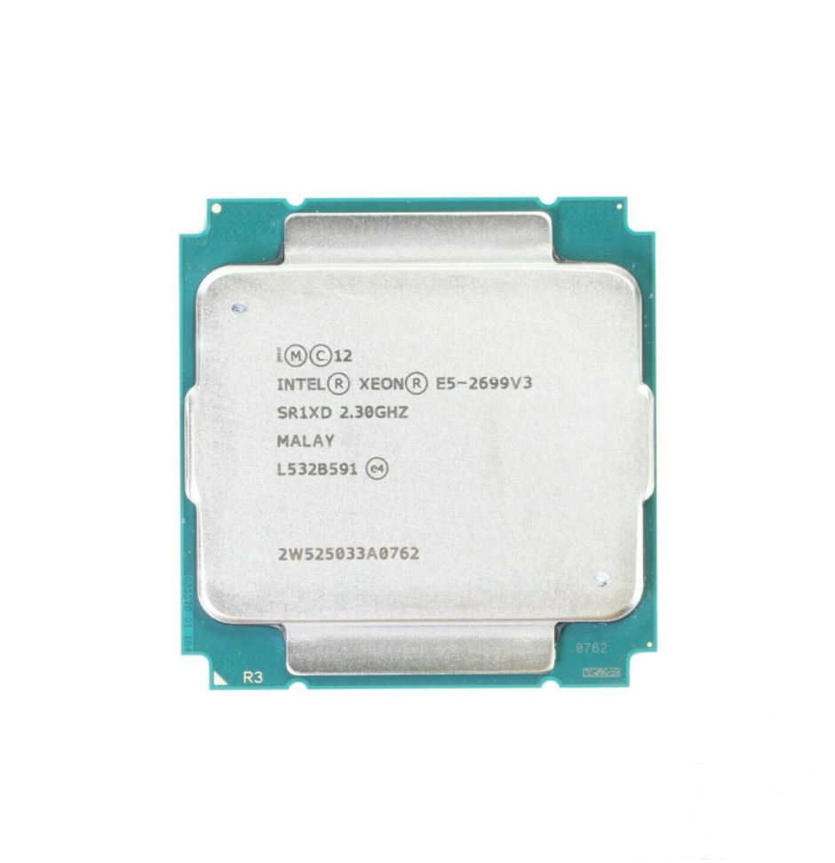 Intel XEON E5-2699 V3 CPU PROCESSOR 18 CORE 2.30GHZ 45MB L3 CACHE 145W SR1XD