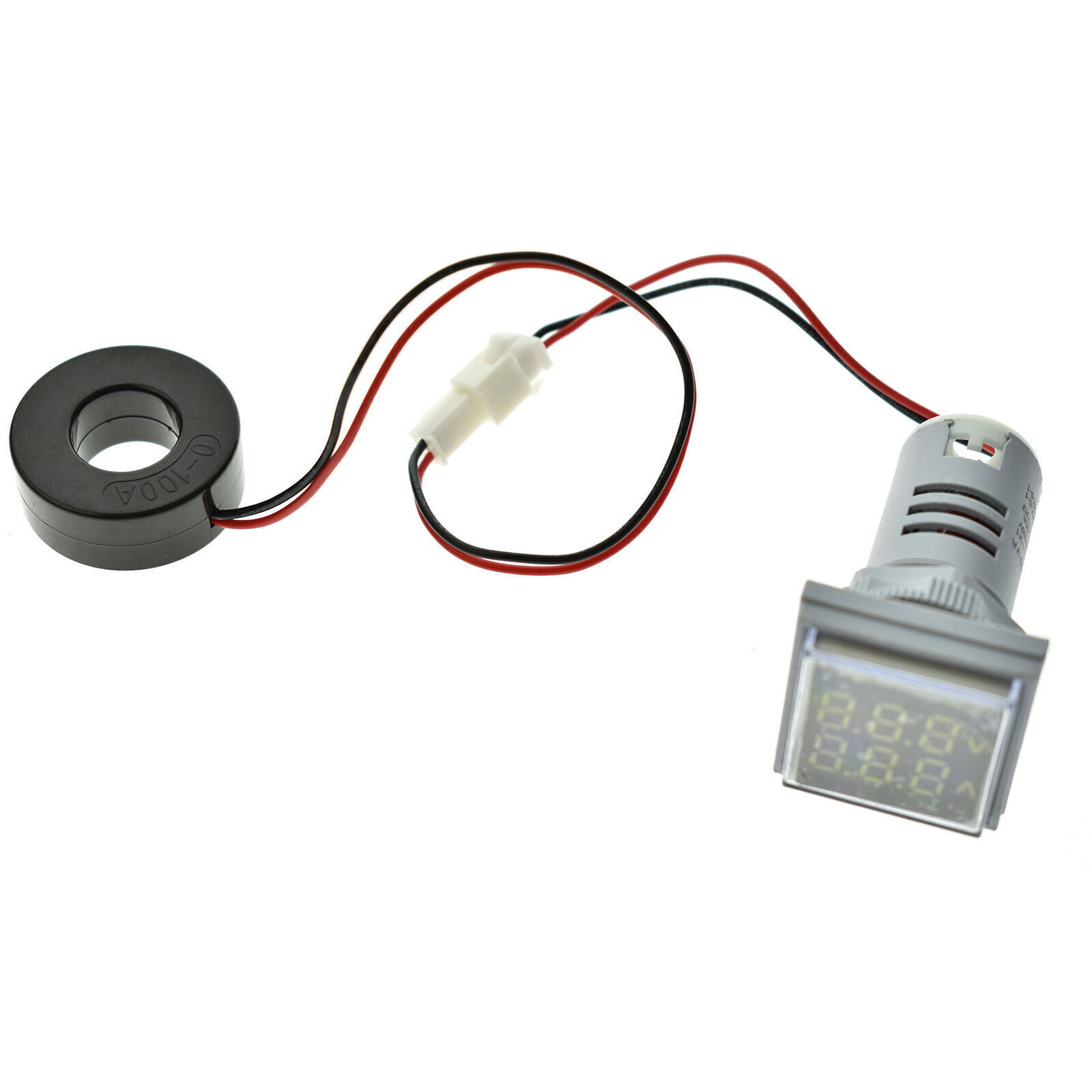Digital LED Panel Mount AC 60~500V 100A Voltmeter Ammeter Amp Volt Dual Display~