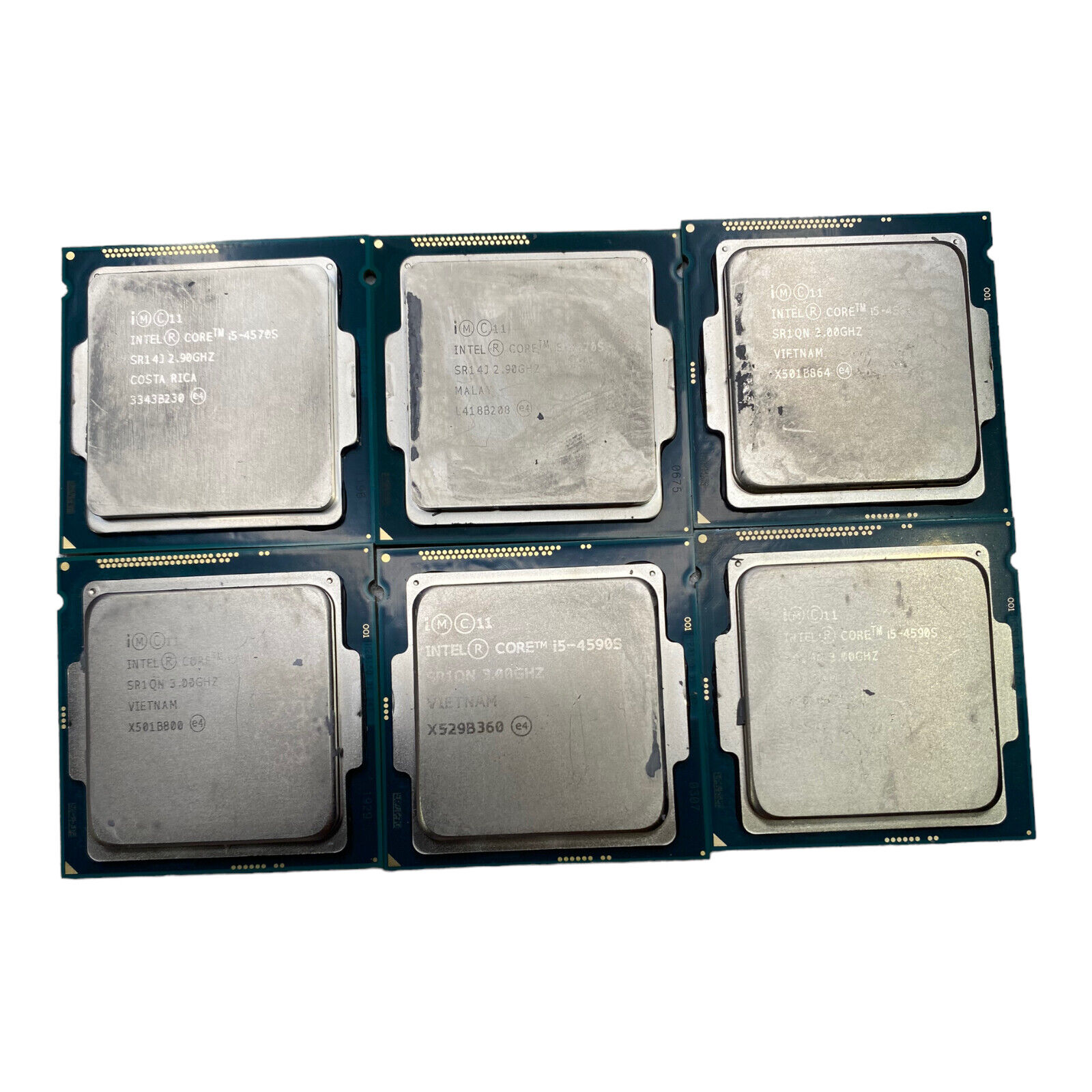 Lot of 6 Intel Core i5-4590S SR1QN 3.00GHZ CPU Processor