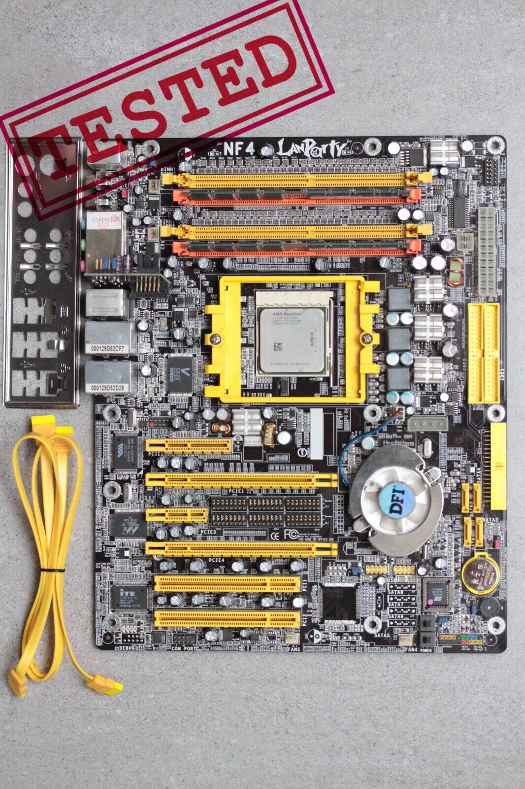 DFI LanParty UT NF4 ULTRA-D, soc. 939 Motherboard with CPU Opteron 144 & 1GB RAM