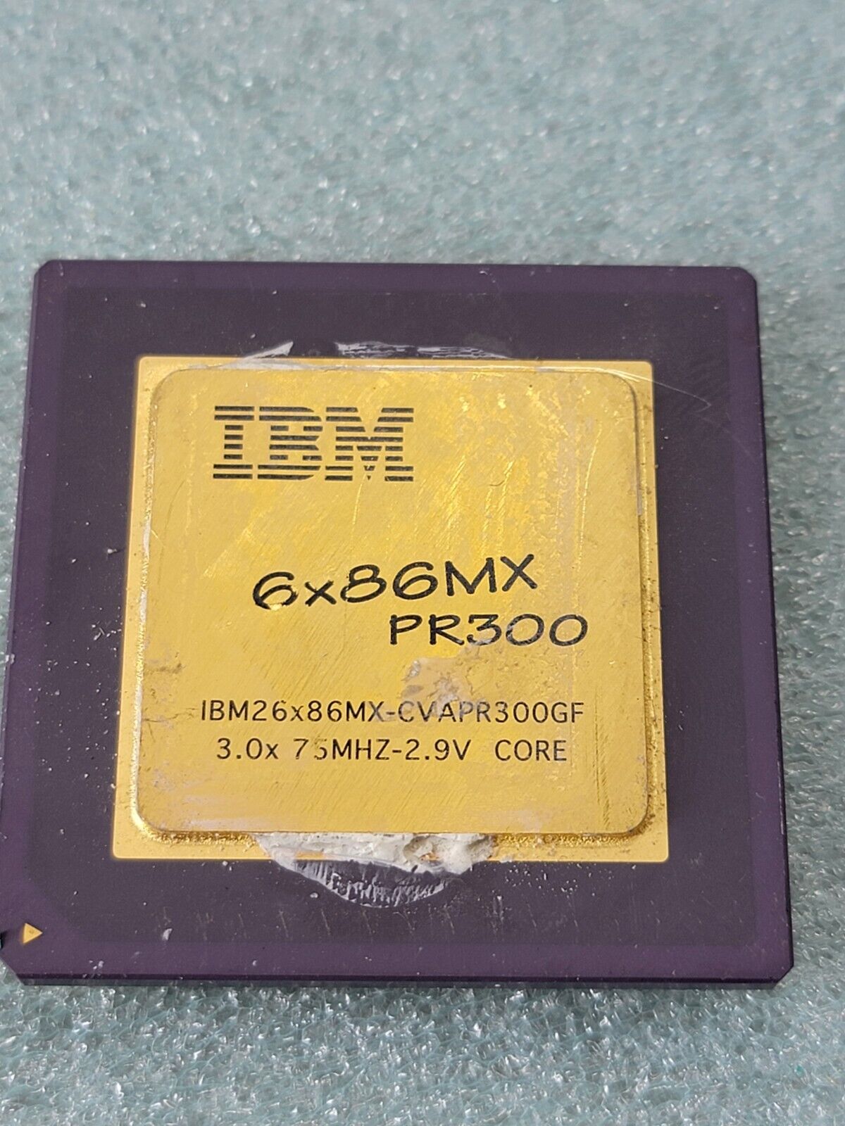 IBM 6x86MX-PR300 6x86MX PR300 75Mhz CPU Socket 7 2.9V ✅ Rare Vintage COLLECTIBLE