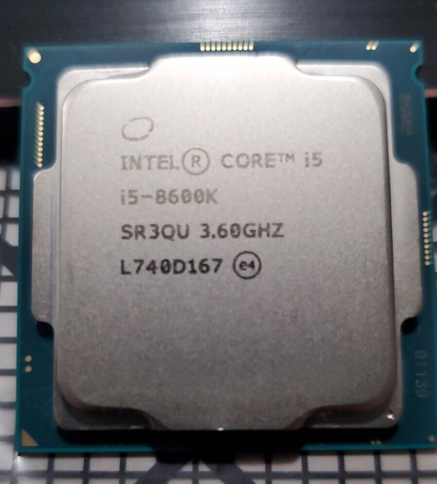 Intel BX80684I58600K Core i5 8600K 3.6 GHz LGA 1151 HexaCore Processor Fast Ship