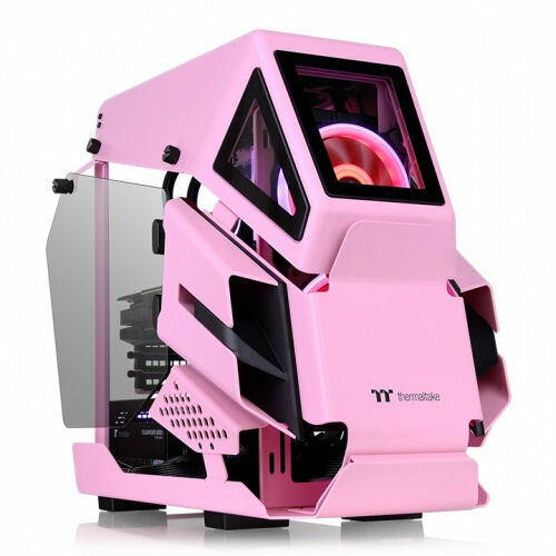 Thermaltake AH T200 Pink Mini-ITX/Micro ATX Micro Tower Case, CA-1R4-00SAWN-00