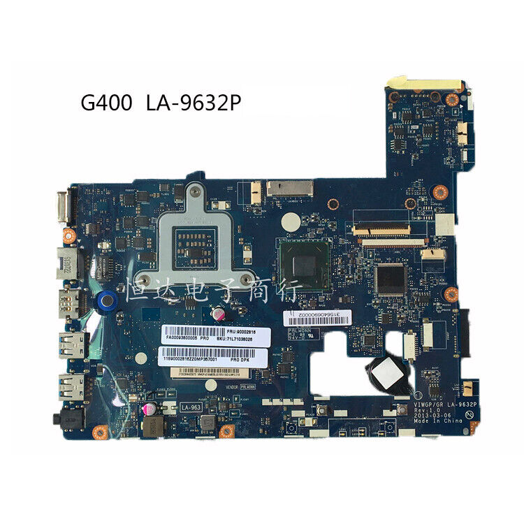 For Lenovo G500 G400 UMA Motherboard 90002834 VIWGP/GR LA-9632P 100% Full Tested