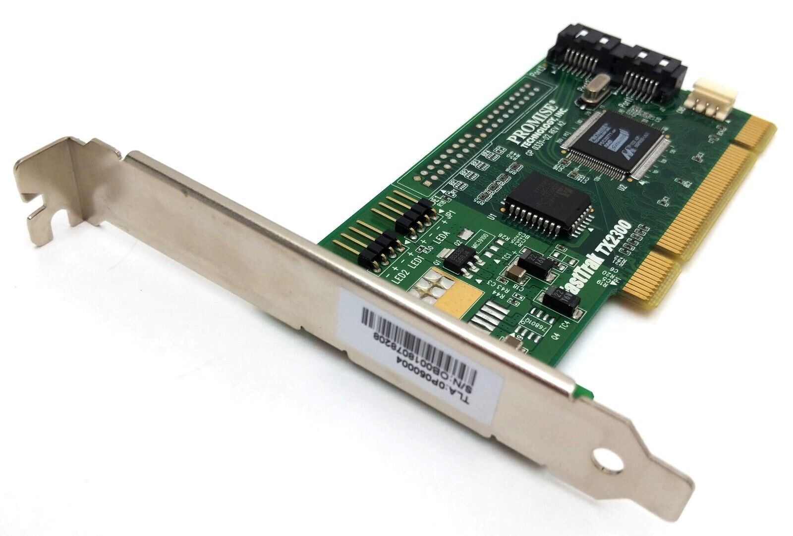 Promise Technology FastTrak TX2300 PCI 2-Port SATA Raid Controller Card -Working