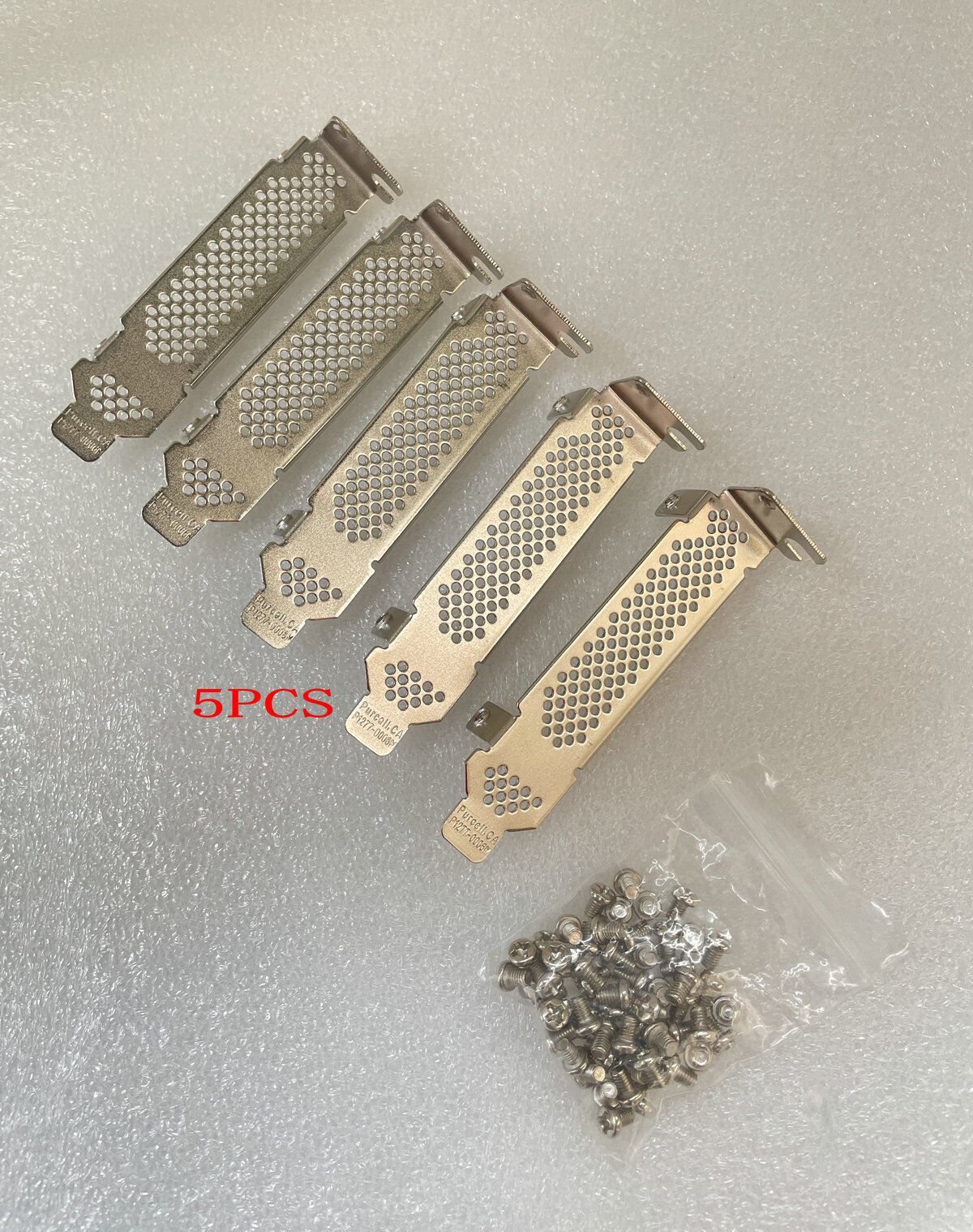 5pcs Low Profile Bracket for IBM M1015, M5015, LSI 9260-8i HP P400 P410 and more