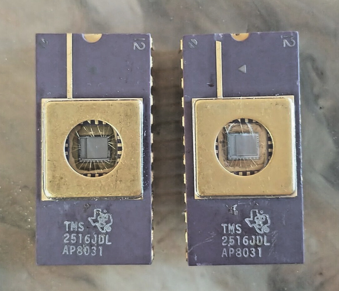 NEW TMS 2516JDL GOLD CERAMIC CPU