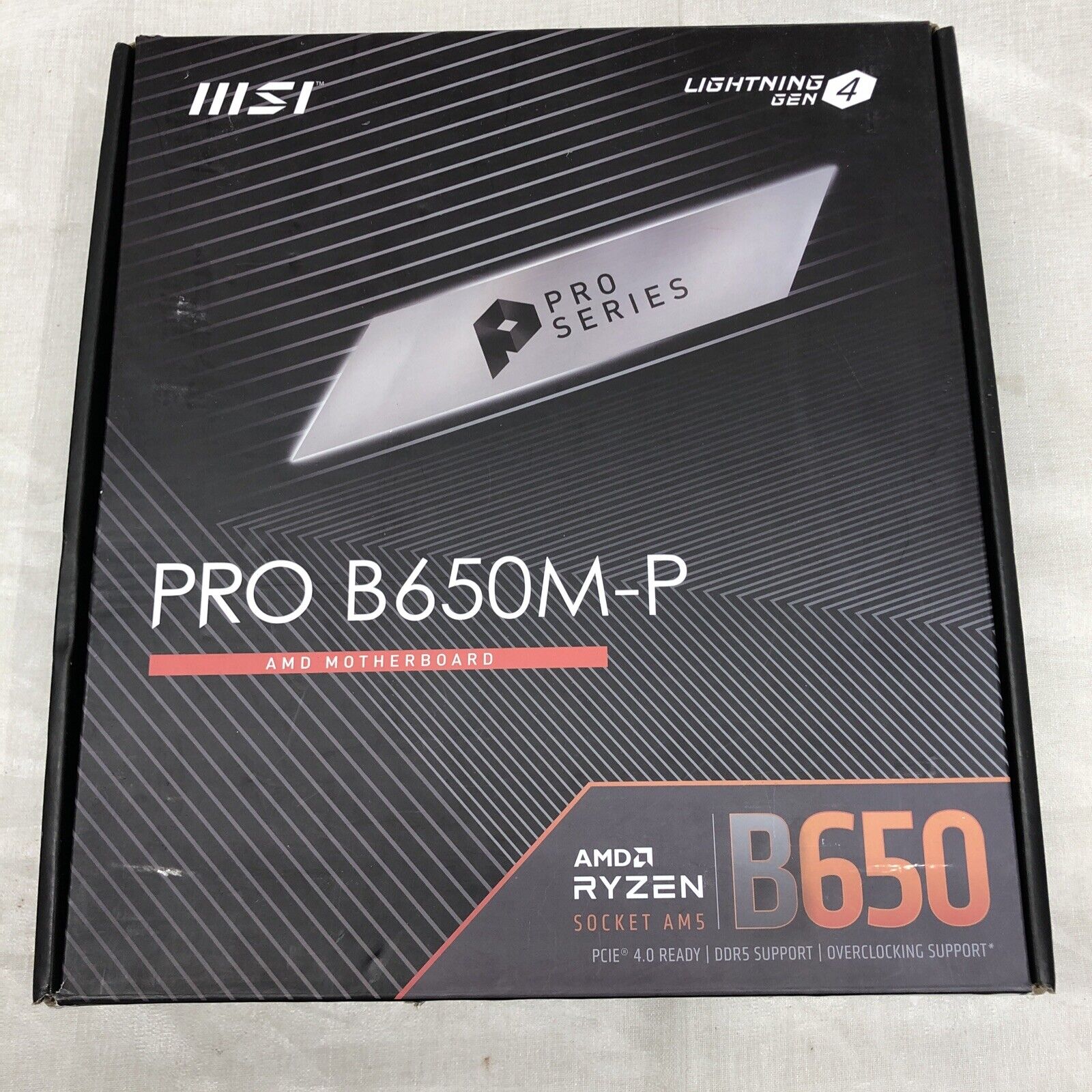 MSI PRO B650M-P AM5 Ryzen 7000 DDR5 SATA 6G 2x M.2  7.1 Audio mATX Motherboard88