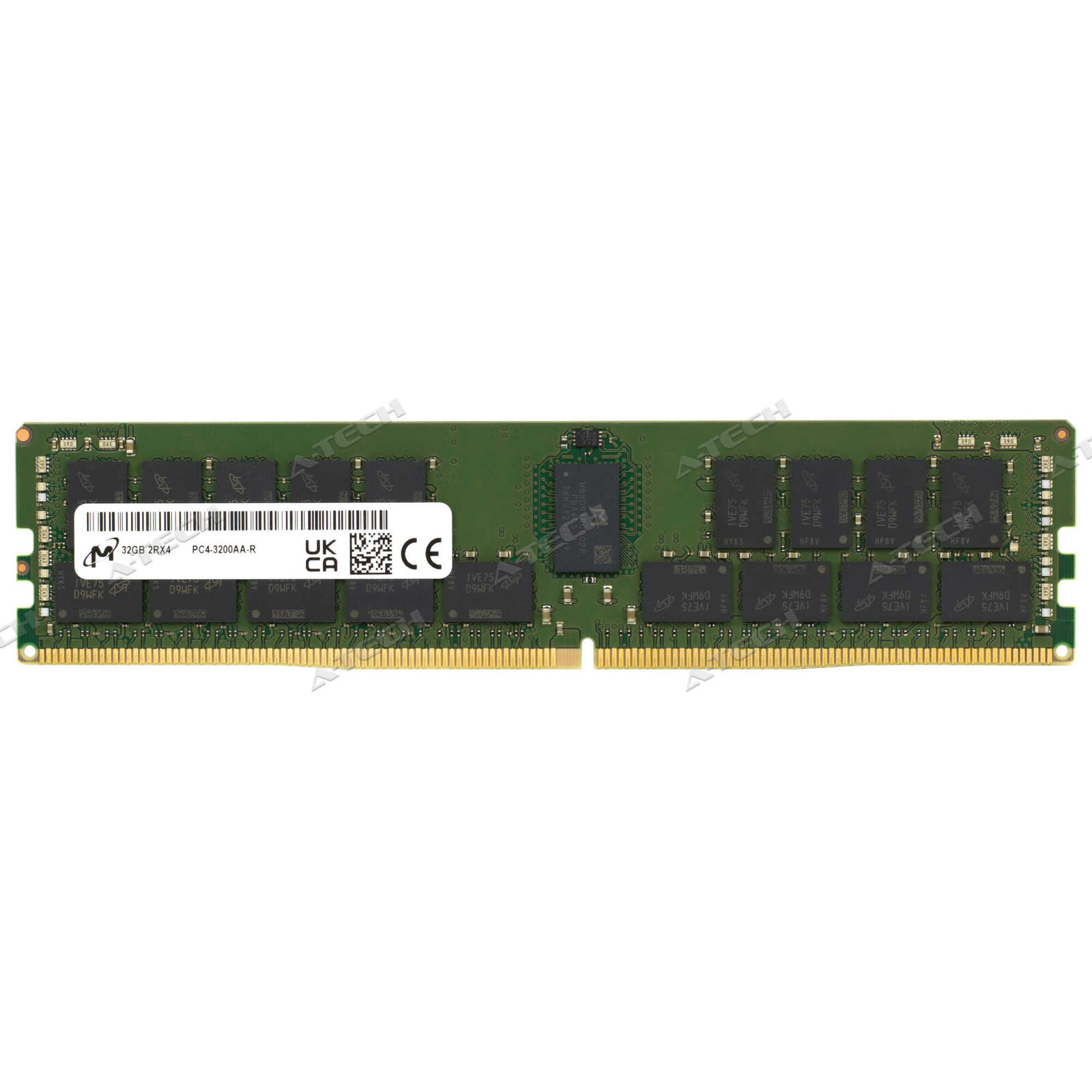 Micron 32GB 3200 REG MTA36ASF4G72PZ-3G2E7 MTA36ASF4G72PZ-3G2R1 Server Memory RAM